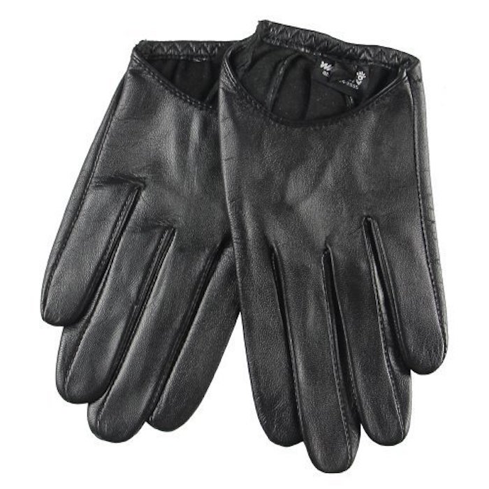 Warmen Sexy Classic Lady's Finger Half Leather Backless Gloves